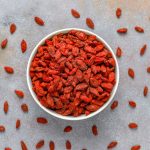 goji berries infused in sun oil